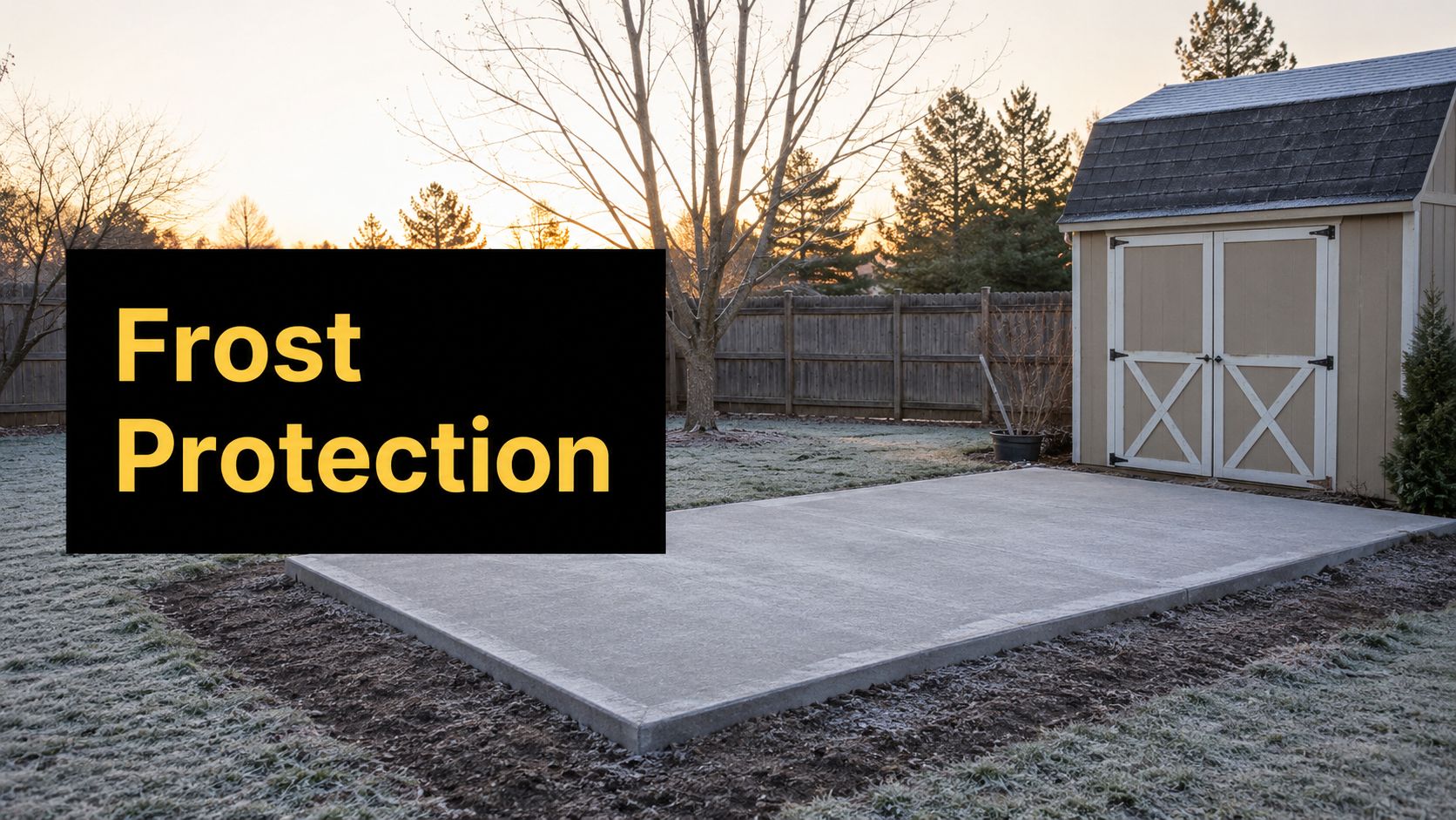 Foundation Frost Protection in PA, MD, DE, and NJ 1 foundation frost protection concrete slab