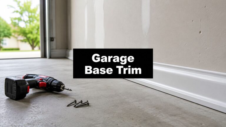 Garage Base Trim: Installation Guide for 2026 38 garage base trim power drill
