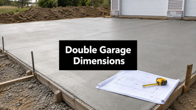 Garage Double Dimensions Every Homeowner Should Know 9 garage double dimensions garage slab