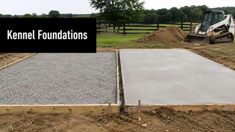 Kennels with Runs: Foundation and Site Prep Guide 1 kennels with runs concrete foundation