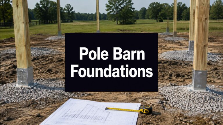 Pole Barn Foundation Options: A Complete Guide 4 pole barn foundation options barn construction