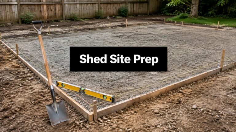 Shed Site Prep in Pennsylvania: Complete Foundation Guide 25 shed site prep construction site