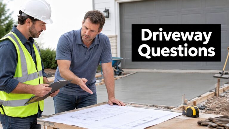 Questions to Ask Concrete Driveway Contractor 15 questions to ask concrete driveway contractor construction consultation