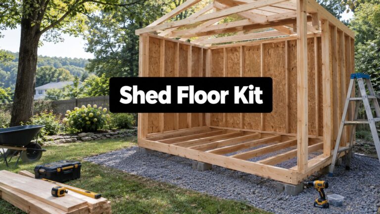 Shed with Floor Kit Guide for PA Homes 4 shed with floor kit shed construction