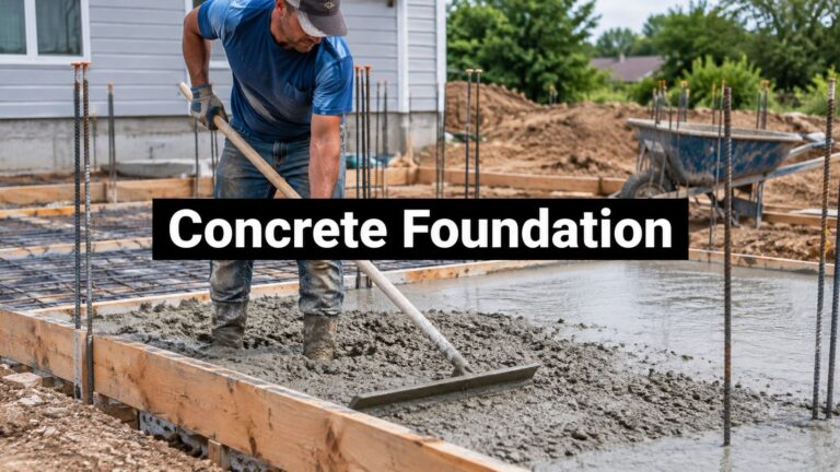 How to Pour Concrete Foundation 10 how to pour concrete foundation construction worker